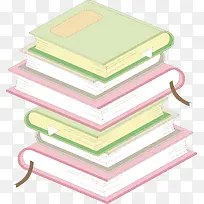 卡通手绘书本-空若网 卡通手绘书本-空若网