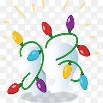 彩灯装饰数字-空若网 彩灯装饰数字-空若网