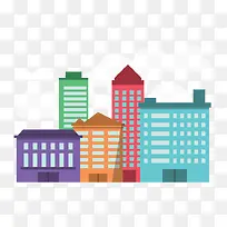 扁平化城市建筑-空若网 扁平化城市建筑-空若网