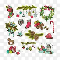 矢量圣诞节元素-空若网 矢量圣诞节元素-空若网