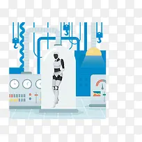 创意插画科技AI技术制作彩绘位-空若网 创意插画科技AI技术制作彩绘位-空若网