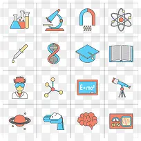 矢量科学图标-空若网 矢量科学图标-空若网