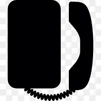 墙上的电话图标-空若网 墙上的电话图标-空若网