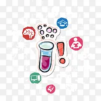 矢量创意科学主题-空若网 矢量创意科学主题-空若网