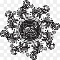 大象花纹图案-空若网 大象花纹图案-空若网