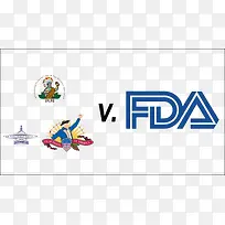 蓝色清新手绘创意FDA认证标志-空若网 蓝色清新手绘创意FDA认证标志-空若网