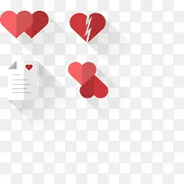 情书双心爱情图标-空若网 情书双心爱情图标-空若网