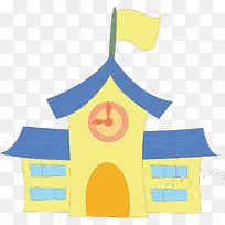 卡通学校素材-空若网 卡通学校素材-空若网