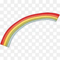手绘卡通彩虹-空若网 手绘卡通彩虹-空若网