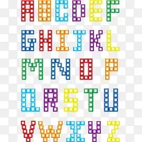 方格英文字母-空若网 方格英文字母-空若网