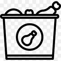 Fried Chicken 图标-空若网 Fried Chicken 图标-空若网