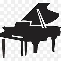 钢琴剪影-空若网 钢琴剪影-空若网