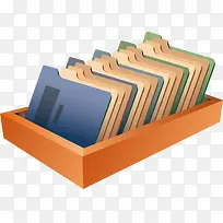 档案盒png矢量素材-空若网 档案盒png矢量素材-空若网