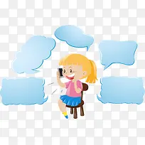 讲电话的女孩子-空若网 讲电话的女孩子-空若网