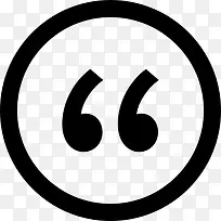 引用圆形按钮图标-空若网 引用圆形按钮图标-空若网