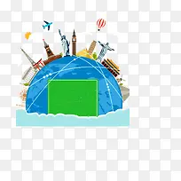 扁平化环球旅行素材-空若网 扁平化环球旅行素材-空若网