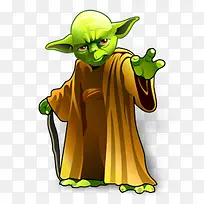 尤达大师星战人物图标-空若网 尤达大师星战人物图标-空若网