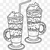 手绘餐饮素材-空若网 手绘餐饮素材-空若网