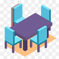 扁平化餐桌PNG下载-空若网 扁平化餐桌PNG下载-空若网