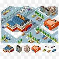 2017城市建筑矢量背景素材-空若网 2017城市建筑矢量背景素材-空若网