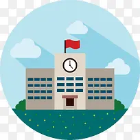 精美学校标签设计-空若网 精美学校标签设计-空若网