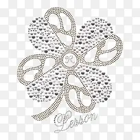 烫钻四叶草-空若网 烫钻四叶草-空若网