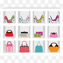 创意时尚衣橱设计矢量图-空若网 创意时尚衣橱设计矢量图-空若网