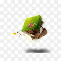 创意魔方草地-空若网 创意魔方草地-空若网