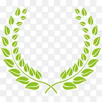 绿色扁平春季草环-空若网 绿色扁平春季草环-空若网