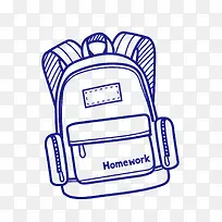 书包图标-空若网 书包图标-空若网