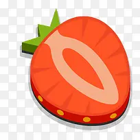 卡通草莓横切面-空若网 卡通草莓横切面-空若网