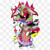 水彩剪纸画-空若网 水彩剪纸画-空若网