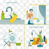 扁平化家庭生活用品图标-空若网 扁平化家庭生活用品图标-空若网