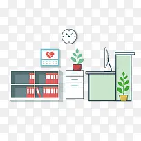 扁平化抽屉盆栽表书架-空若网 扁平化抽屉盆栽表书架-空若网