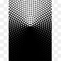 黑白点的扇形-空若网 黑白点的扇形-空若网