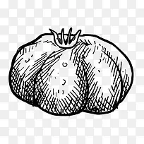铅笔画 果蔬 蔬菜 速写 黑白-空若网 铅笔画 果蔬 蔬菜 速写 黑白-空若网