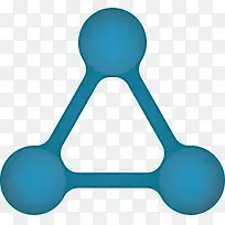 蓝色三角形分子-空若网 蓝色三角形分子-空若网