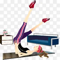 ÔÚ¼Ò½¡ÉíµÄÃÀŮʸÁ¿ËزÄ-¿ÕÈôÍø ÔÚ¼Ò½¡ÉíµÄÃÀŮʸÁ¿ËزÄ-¿ÕÈôÍø