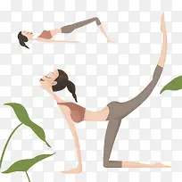 手绘健身运动图-空若网 手绘健身运动图-空若网