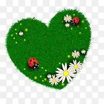 绿色爱心创意-空若网 绿色爱心创意-空若网