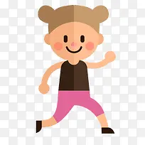 扁平化运动人物矢量-空若网 扁平化运动人物矢量-空若网