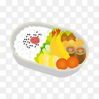 卡通简约美食装饰广告设计便当-空若网 卡通简约美食装饰广告设计便当-空若网