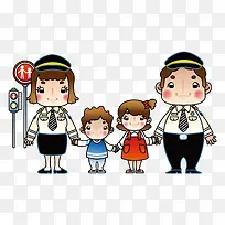 小学生安全过马路-空若网 小学生安全过马路-空若网