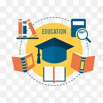 矢量几何图形留学教育-空若网 矢量几何图形留学教育-空若网