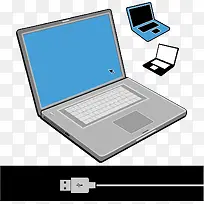 矢量电脑装饰图案免扣素材-空若网 矢量电脑装饰图案免扣素材-空若网