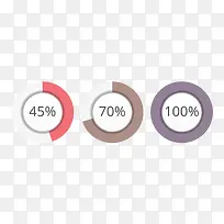 彩色环形图表-空若网 彩色环形图表-空若网