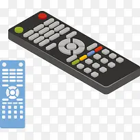 黑色矢量电视遥控器-空若网 黑色矢量电视遥控器-空若网