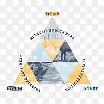 彩色三角形拼图-空若网 彩色三角形拼图-空若网