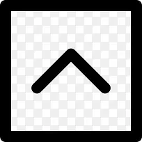 上箭头折叠按钮图标-空若网 上箭头折叠按钮图标-空若网