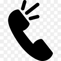 电话耳与传入的消息声音图标-空若网 电话耳与传入的消息声音图标-空若网